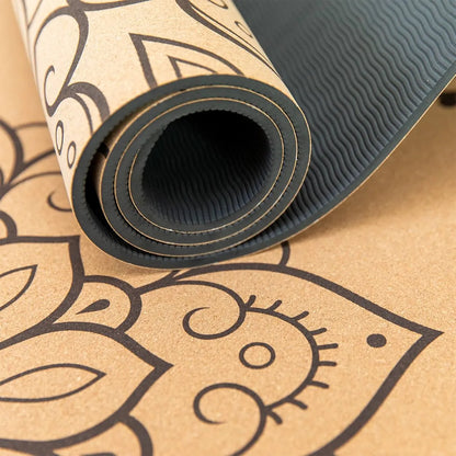 Leichte Kork Yogamatte: rutschfest, dämpfend & nachhaltig