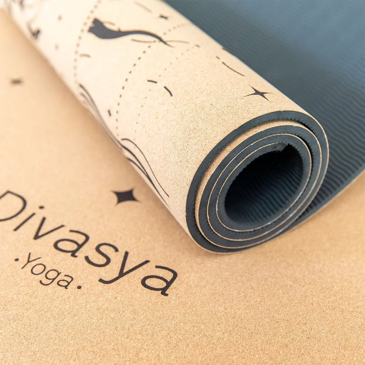 Leichte Kork Yogamatte: rutschfest, dämpfend & nachhaltig