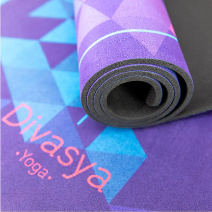 Nachhaltige Yogamatte aus Naturkautschuk & recycelter Mikrofaser Chakra