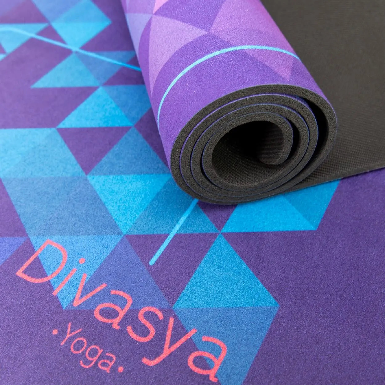 Nachhaltige Yogamatte aus Naturkautschuk & recycelter Mikrofaser Chakra