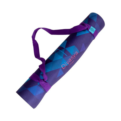 Nachhaltige Yogamatte aus Naturkautschuk & recycelter Mikrofaser Chakra