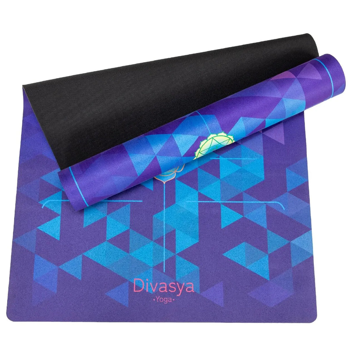 Nachhaltige Yogamatte aus Naturkautschuk & recycelter Mikrofaser Chakra