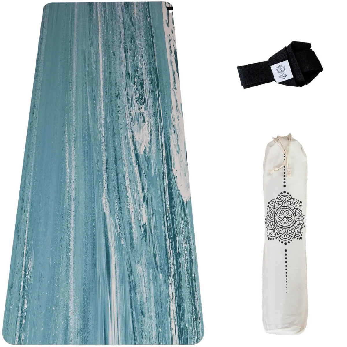 Yogamatte Naturkautschuk PURE: rutschfest, nachhaltig & extra breit