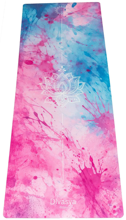 Nachhaltige Yogamatte aus Naturkautschuk & recycelter Mikrofaser Chakra