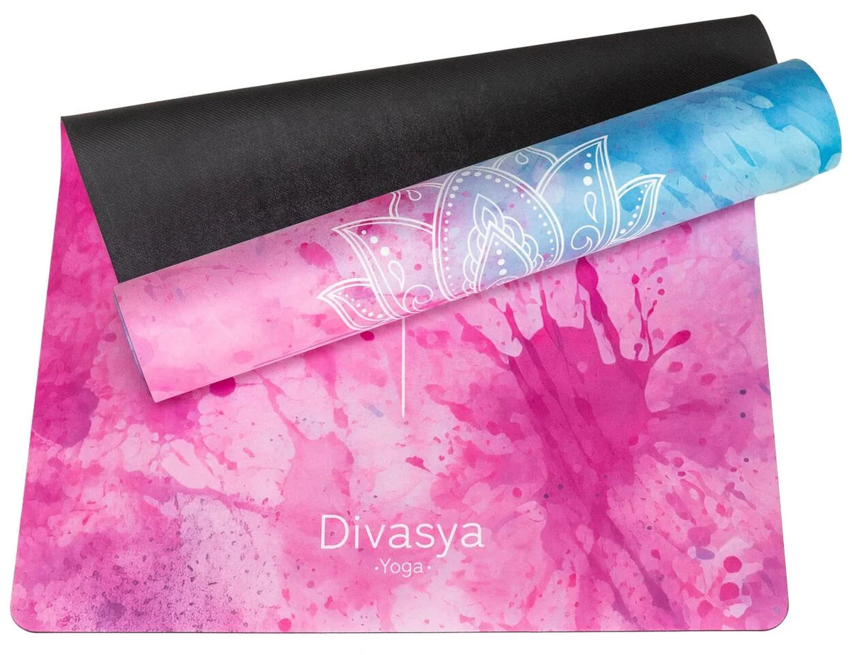 Nachhaltige Yogamatte aus Naturkautschuk & recycelter Mikrofaser Chakra