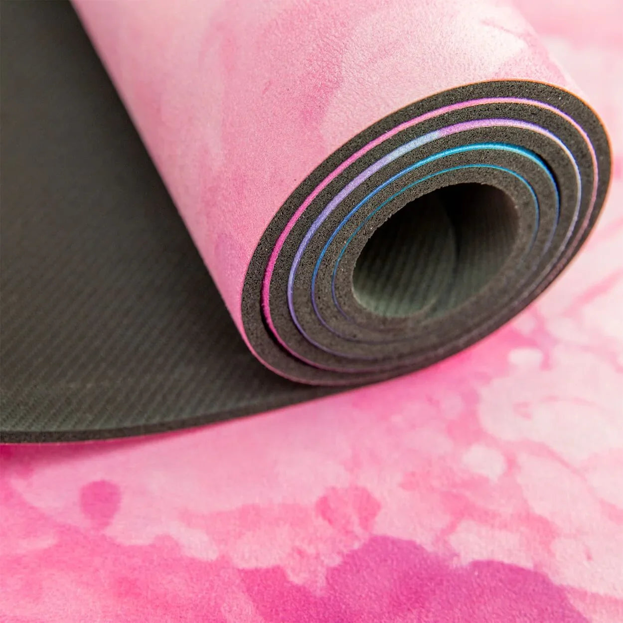 Nachhaltige Yogamatte aus Naturkautschuk & recycelter Mikrofaser Chakra