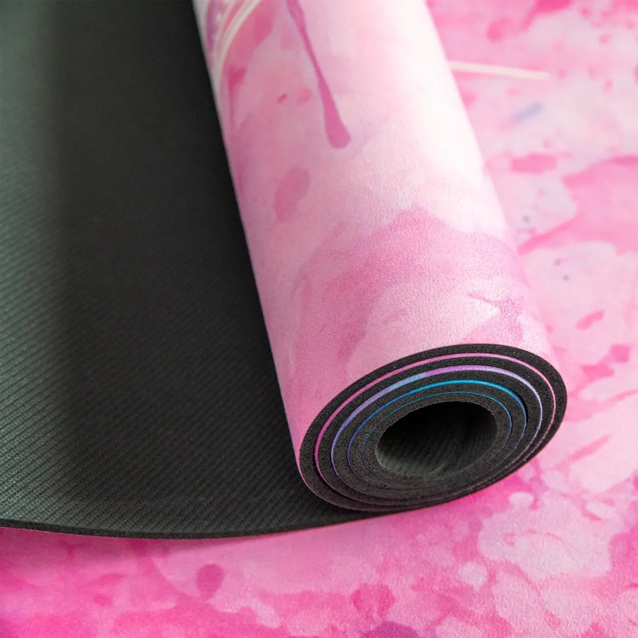 Nachhaltige Yogamatte aus Naturkautschuk & recycelter Mikrofaser Chakra