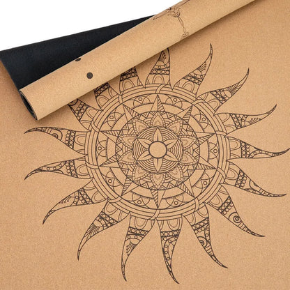 Yoga Set STARTER: Kork Yogamatte mit 2x Yogablock, Tragegurt, Schutzhülle