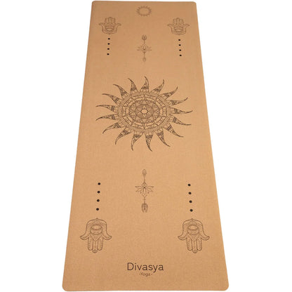 Yogamatte Kork: viele Yoga-Designs | inkl. Hülle & Tragegurt