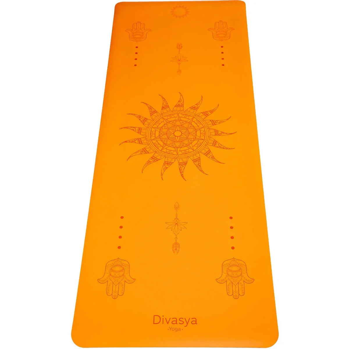 Yogamatte rutschfest | Kautschuk | 9 Yoga-Designs | DIVASYA®