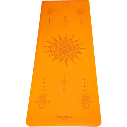 Yogamatte rutschfest | Kautschuk | 9 Yoga-Designs | DIVASYA®