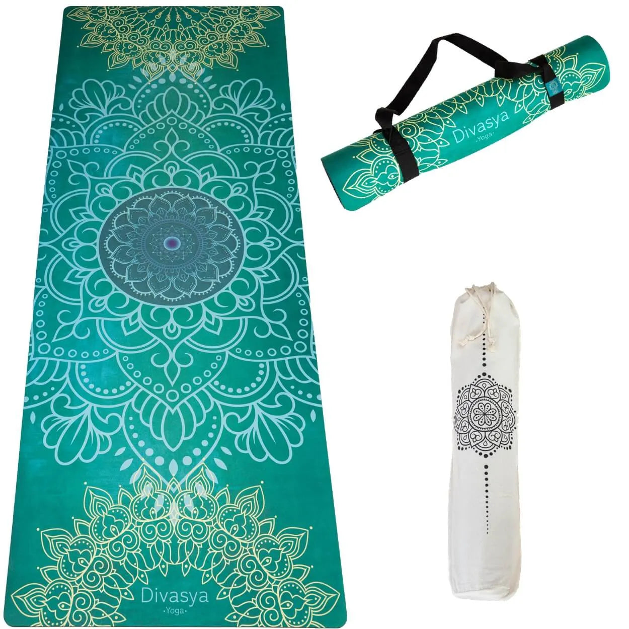 Nachhaltige Yogamatte aus Naturkautschuk & recycelter Mikrofaser