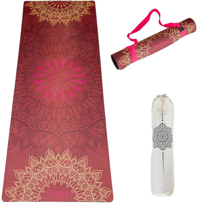 Nachhaltige Yogamatte aus Naturkautschuk & recycelter Mikrofaser Chakra