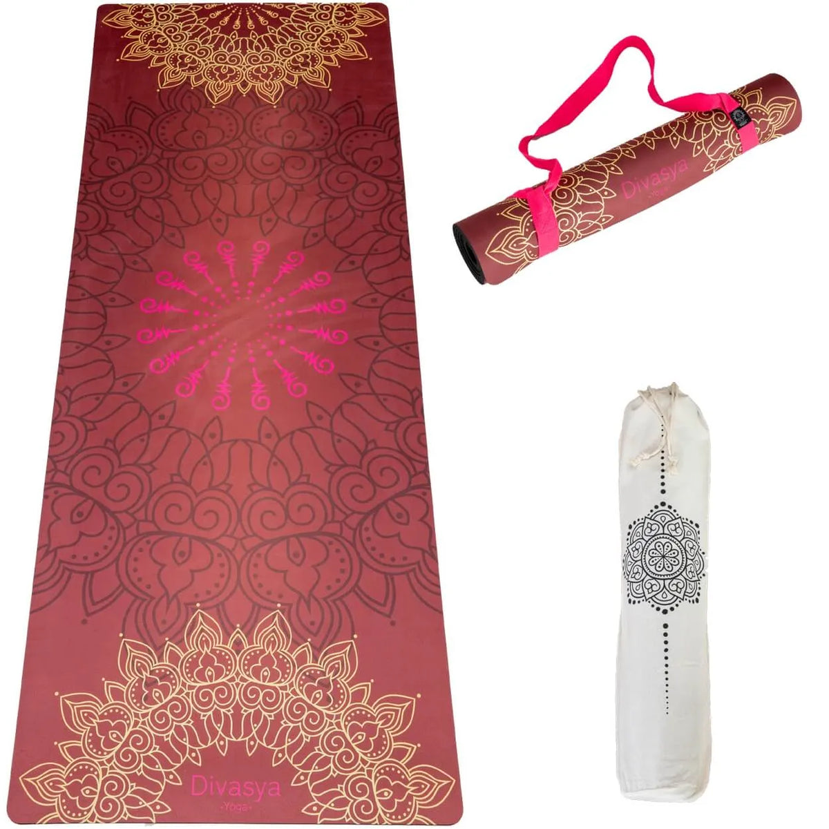 Nachhaltige Yogamatte aus Naturkautschuk & recycelter Mikrofaser