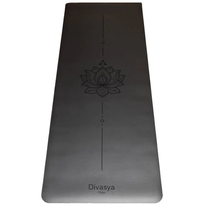 Yogamatte rutschfest | Kautschuk | 9 Yoga-Designs | DIVASYA®