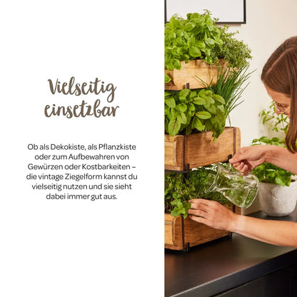 Set: 3 Ziegelformen mit Ständer