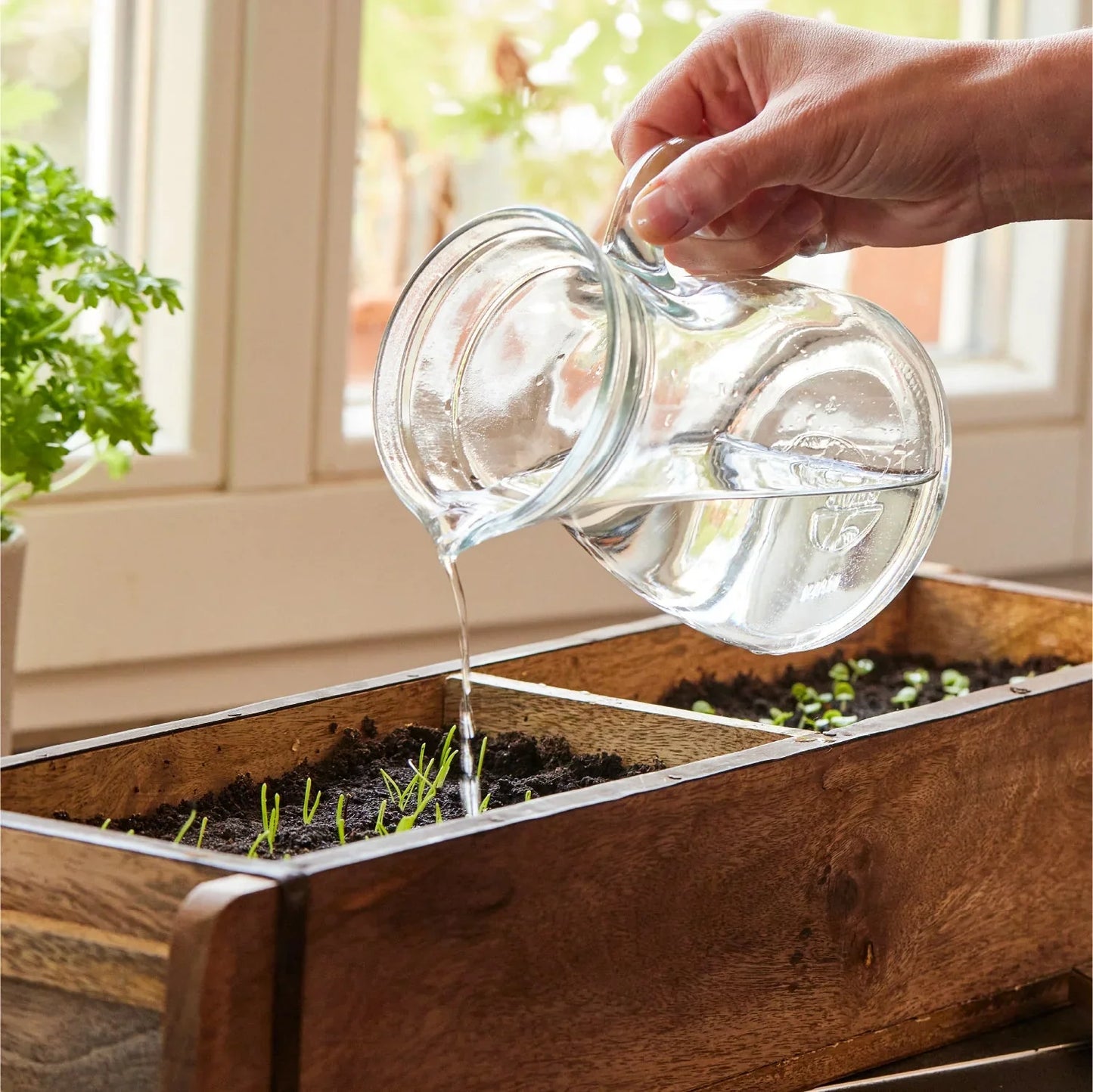 Lange Ziegelform mit 2 Fächern