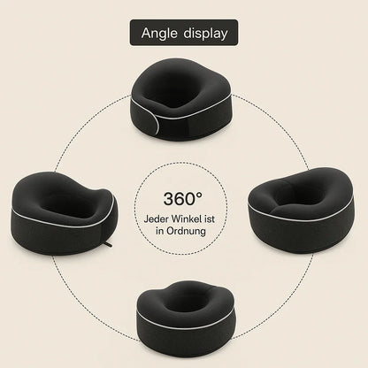 Nackenkissen für erholsamen Schlaf nach der Haartransplantation – kompakt, komfortabel & ideal für Reisen