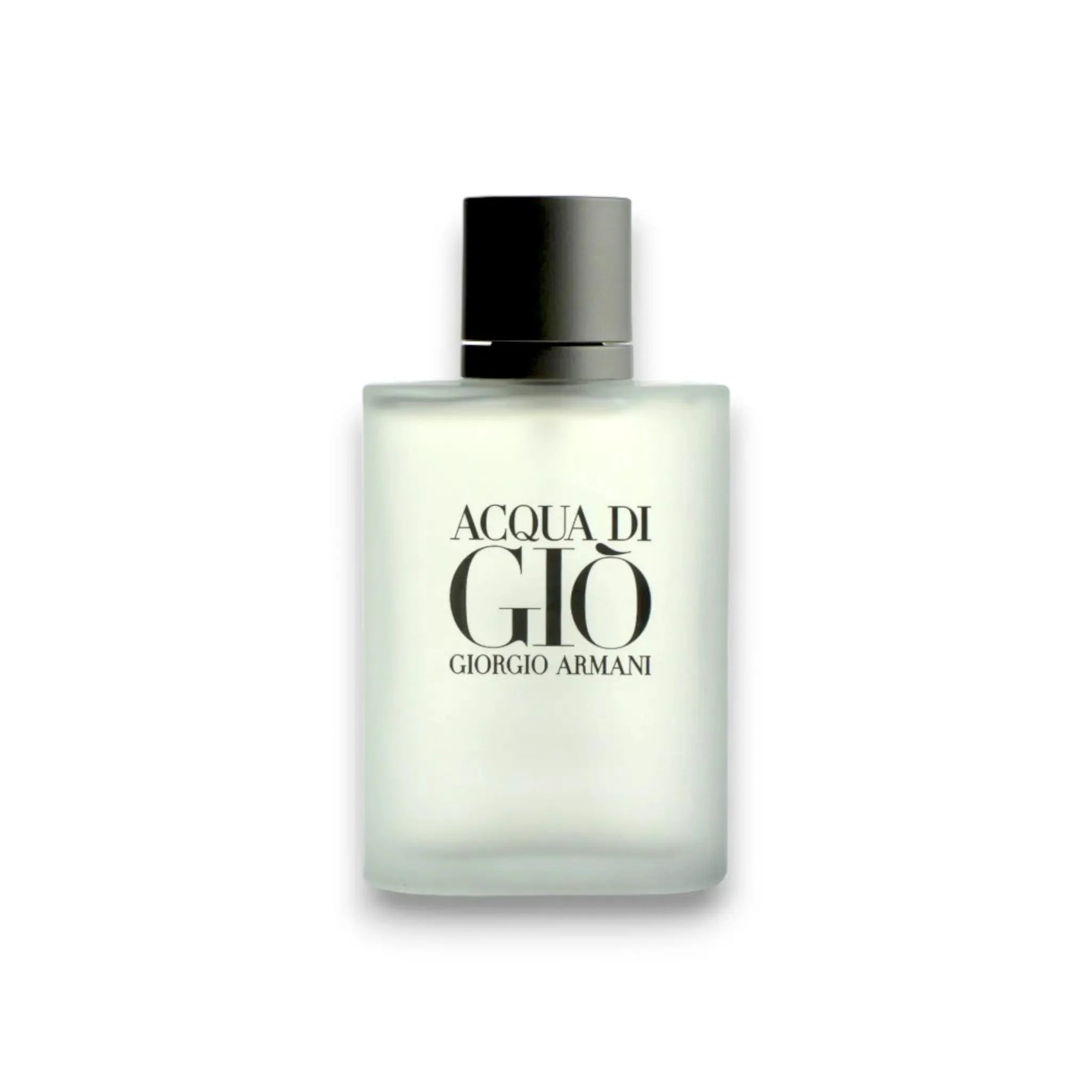 Acqua di Giò Eau de Toilette Flakon, transparent, mit schwarzem Verschluss, Produktbild