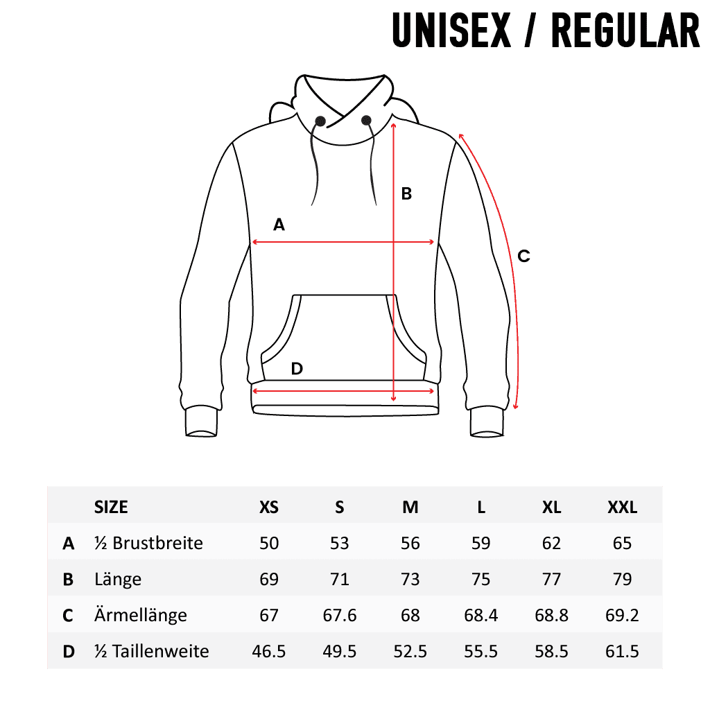 Technostoff Crew Premium Hoodie (schwarz, Frauen und unisex)