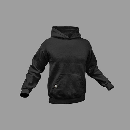 Premium Basic Hoodie All Black Everything (unisex)