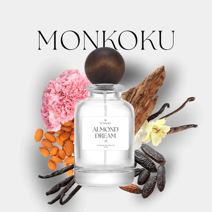 Almond Dream Extrait de Parfum || MonKoku - BLACK ELIXIR - Maison de Parfum