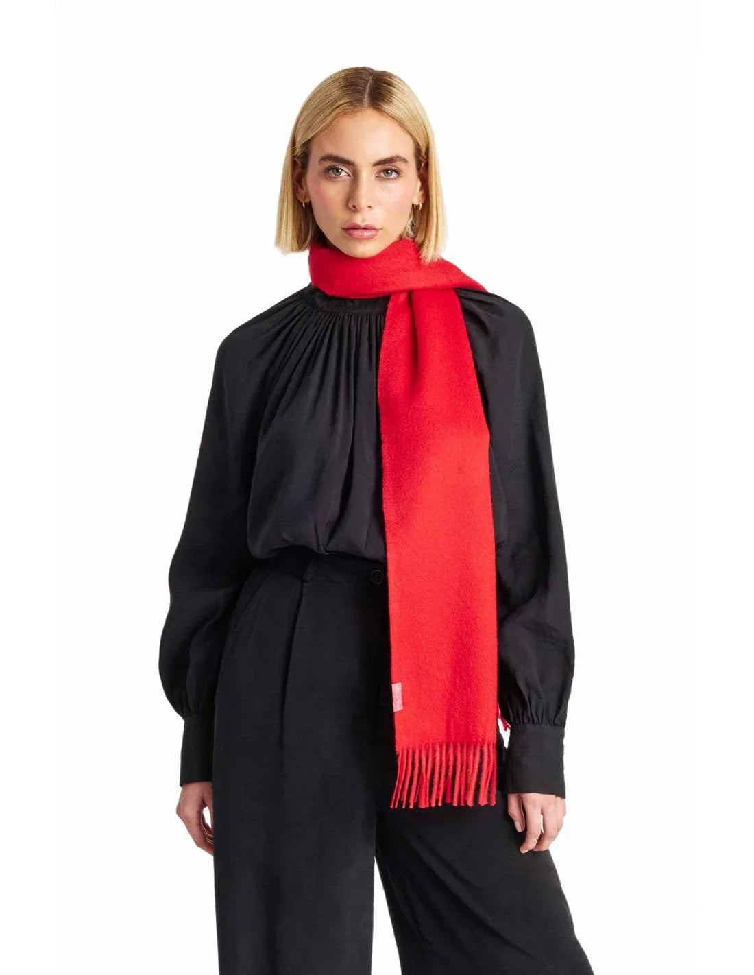 KUNA - Alpaka Webschal - Adrian – 100 % Baby‑Alpaka, federleicht & luxuriös