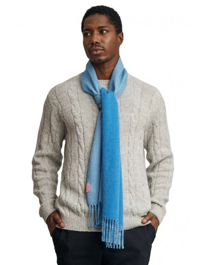 Kuna - Alpaka Webschal -Tundra – 100 % Baby-Alpaka für luxuriöse Leichtigkeit - Zweifarbig