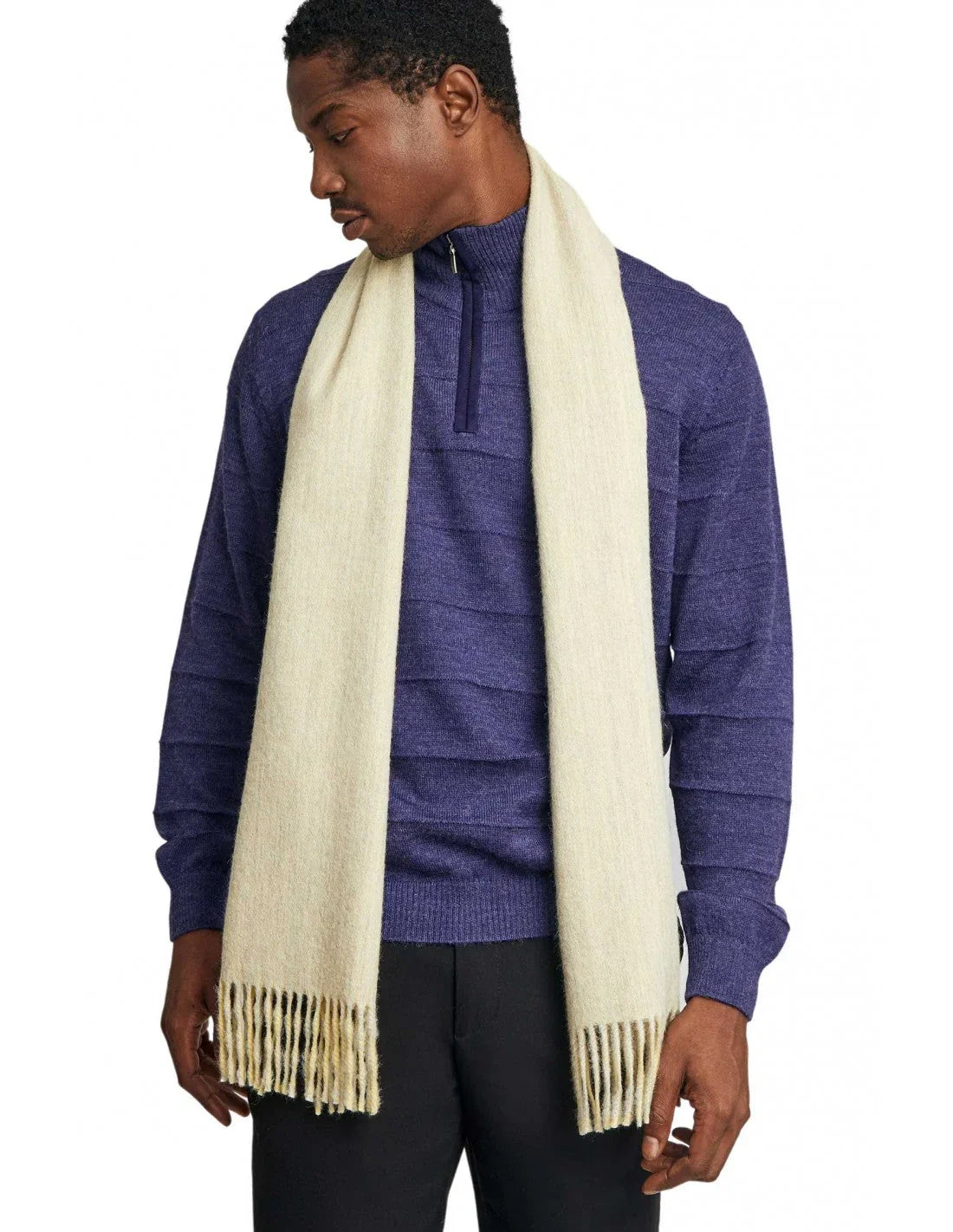 Kuna - Alpaka Webschal -Tundra – 100 % Baby-Alpaka für luxuriöse Leichtigkeit - Zweifarbig