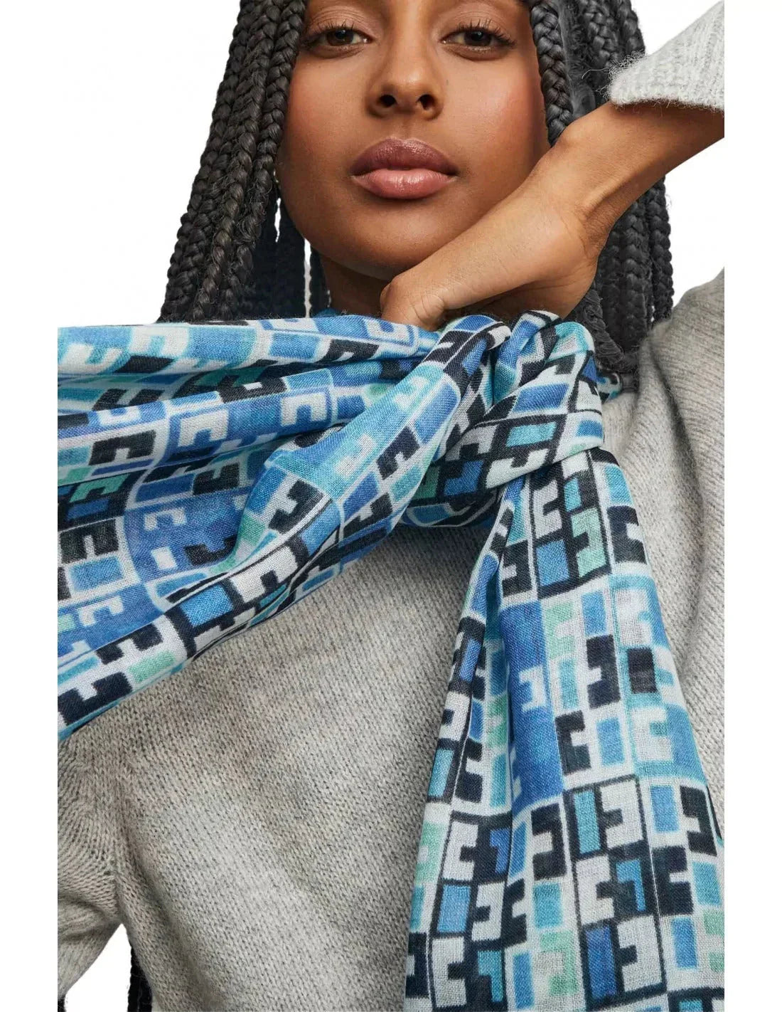 Kuna - Alpaka Webschal - Weaving – 70 % Baby‑Alpaka & 30 % Seide