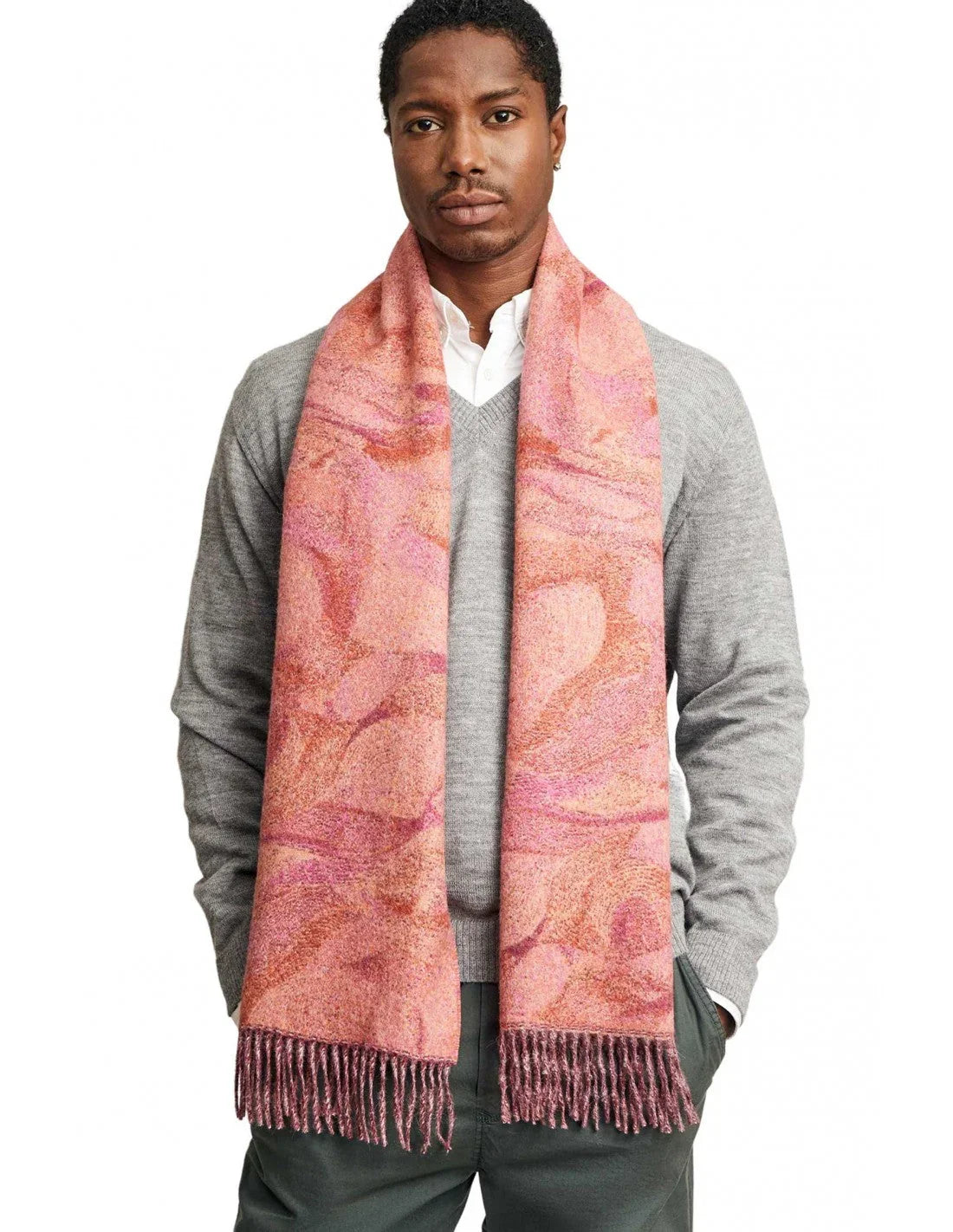 Kuna - Alpaka Webschal Willing – 100 % Baby‑Alpaka - einmaliges Muster