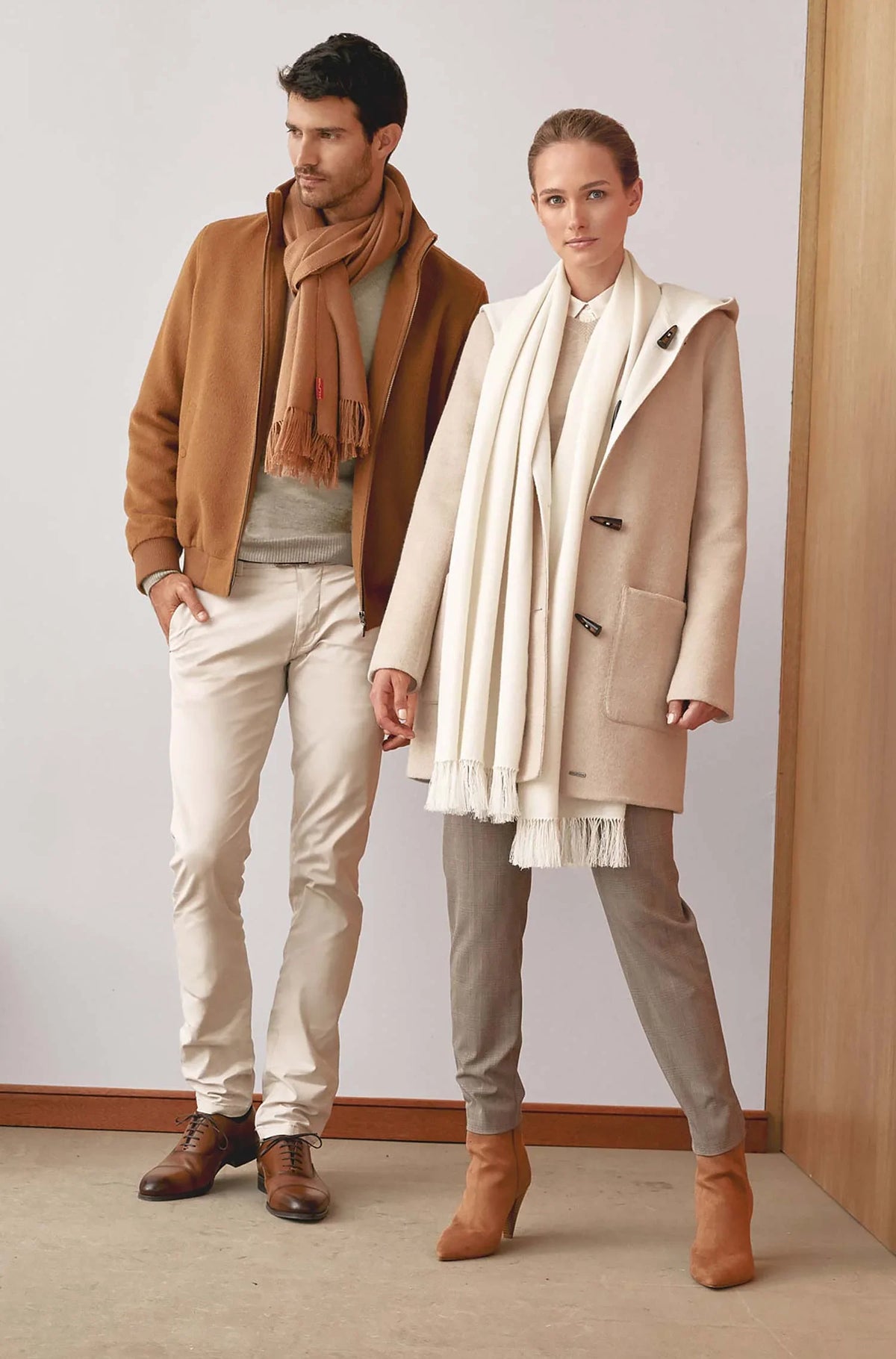 KUNA - Alpaka Wende-Mantel ANASTASIA – Zwei Mäntel in Einem