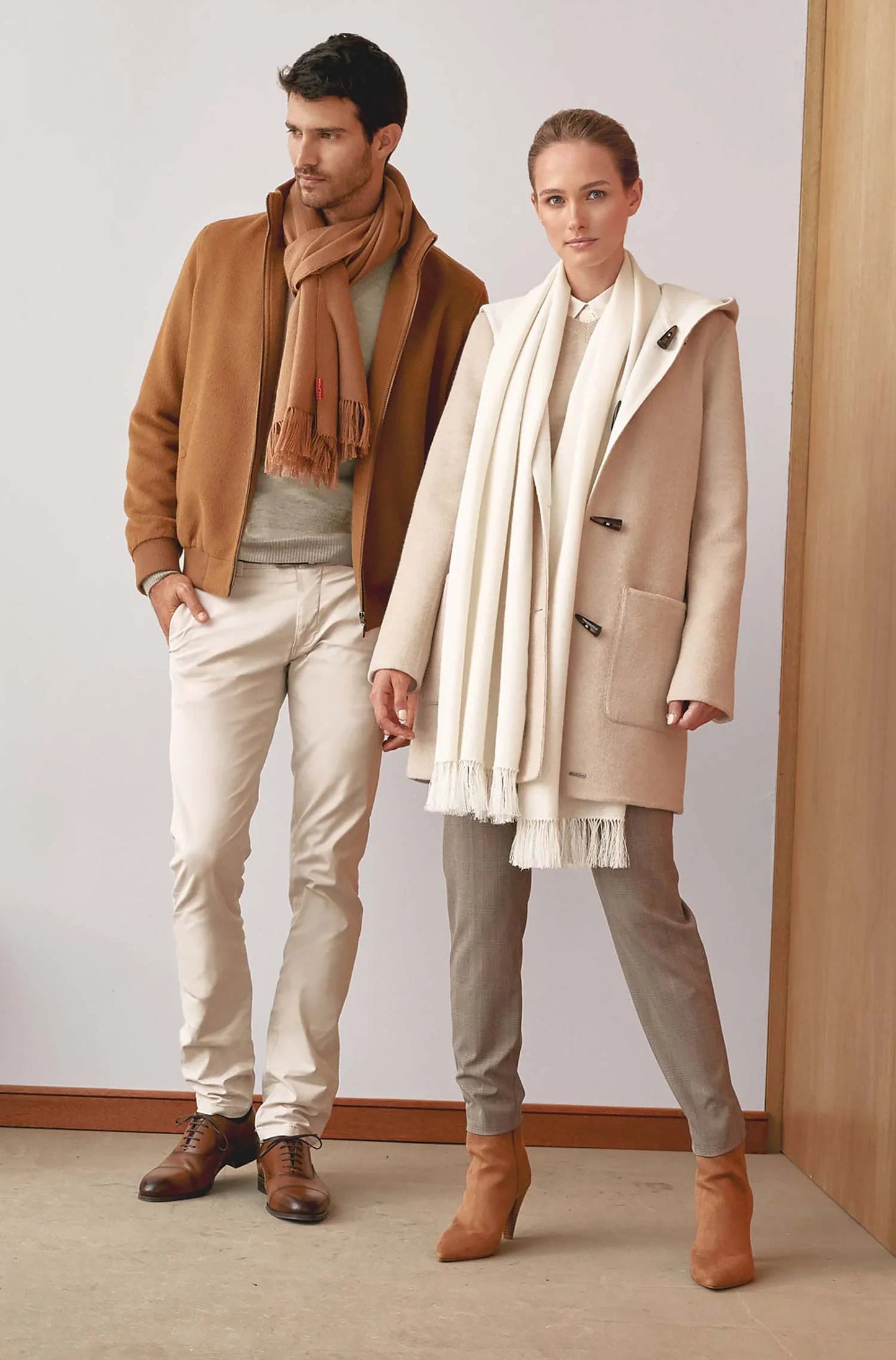 KUNA - Alpaka Wende-Mantel ANASTASIA – Zwei Mäntel in Einem