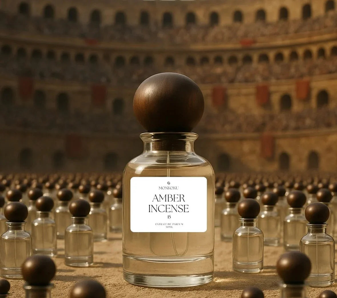 Amber Incense Extrait de Parfum || MonKoku - BLACK ELIXIR - Maison de Parfum