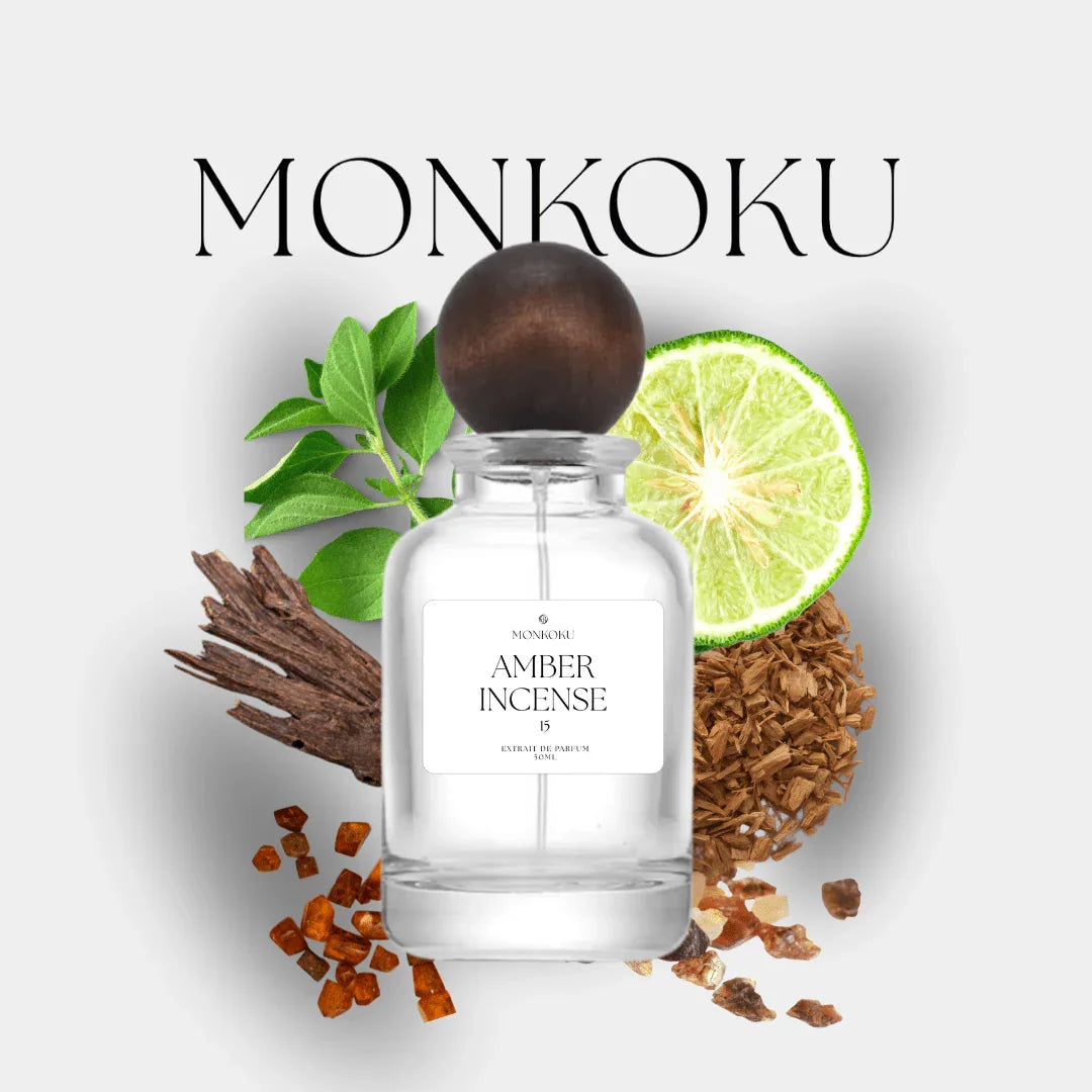 Amber Incense Extrait de Parfum || MonKoku - BLACK ELIXIR - Maison de Parfum
