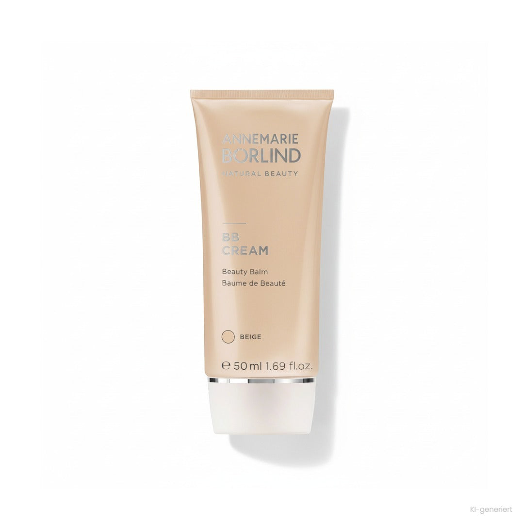 Annemarie Börlind BB Cream Beauty Balm Beige 50 ml, beige Tube mit transparenter Kappe