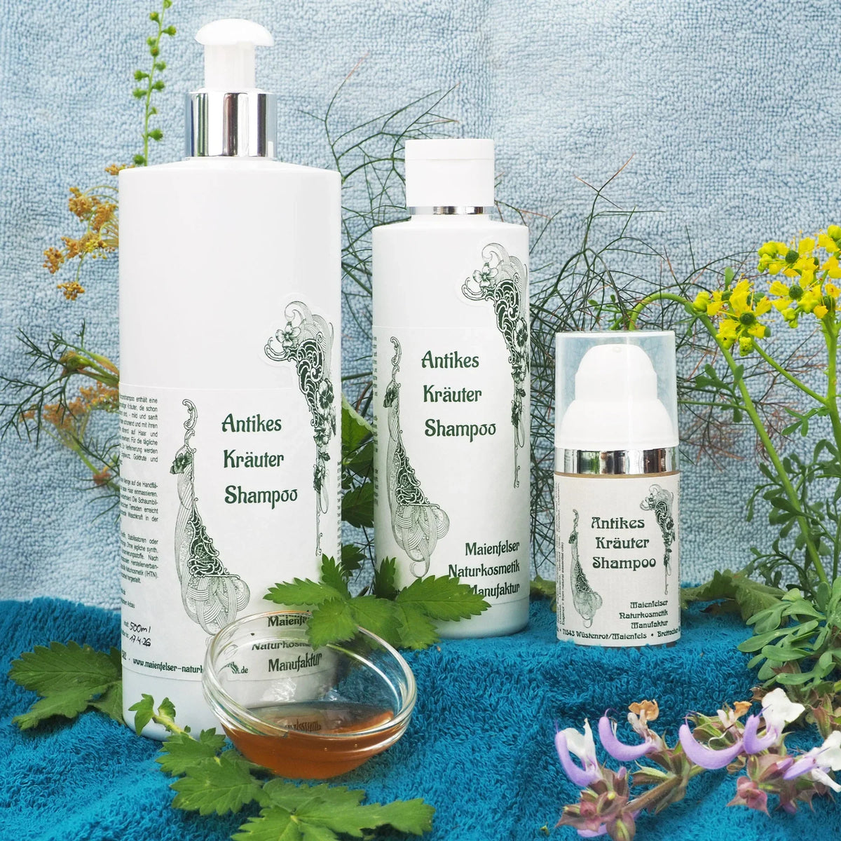 Antikes Kräutershampoo