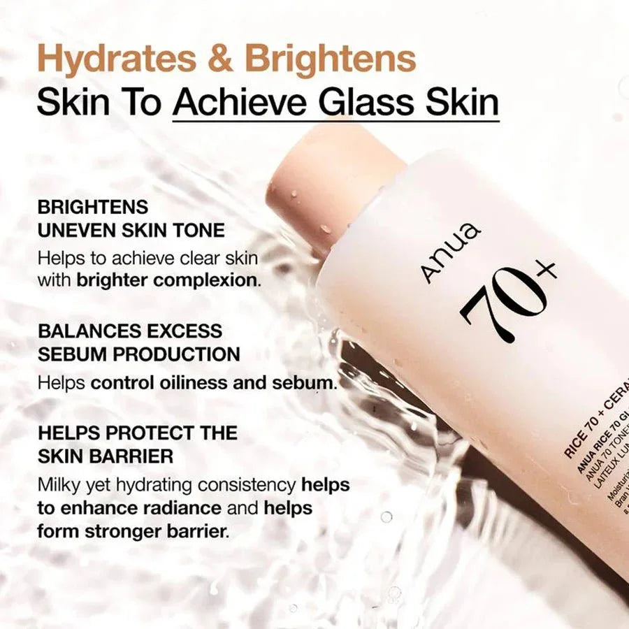 ANUA Rice 70 Glow Milky Toner 250 ml