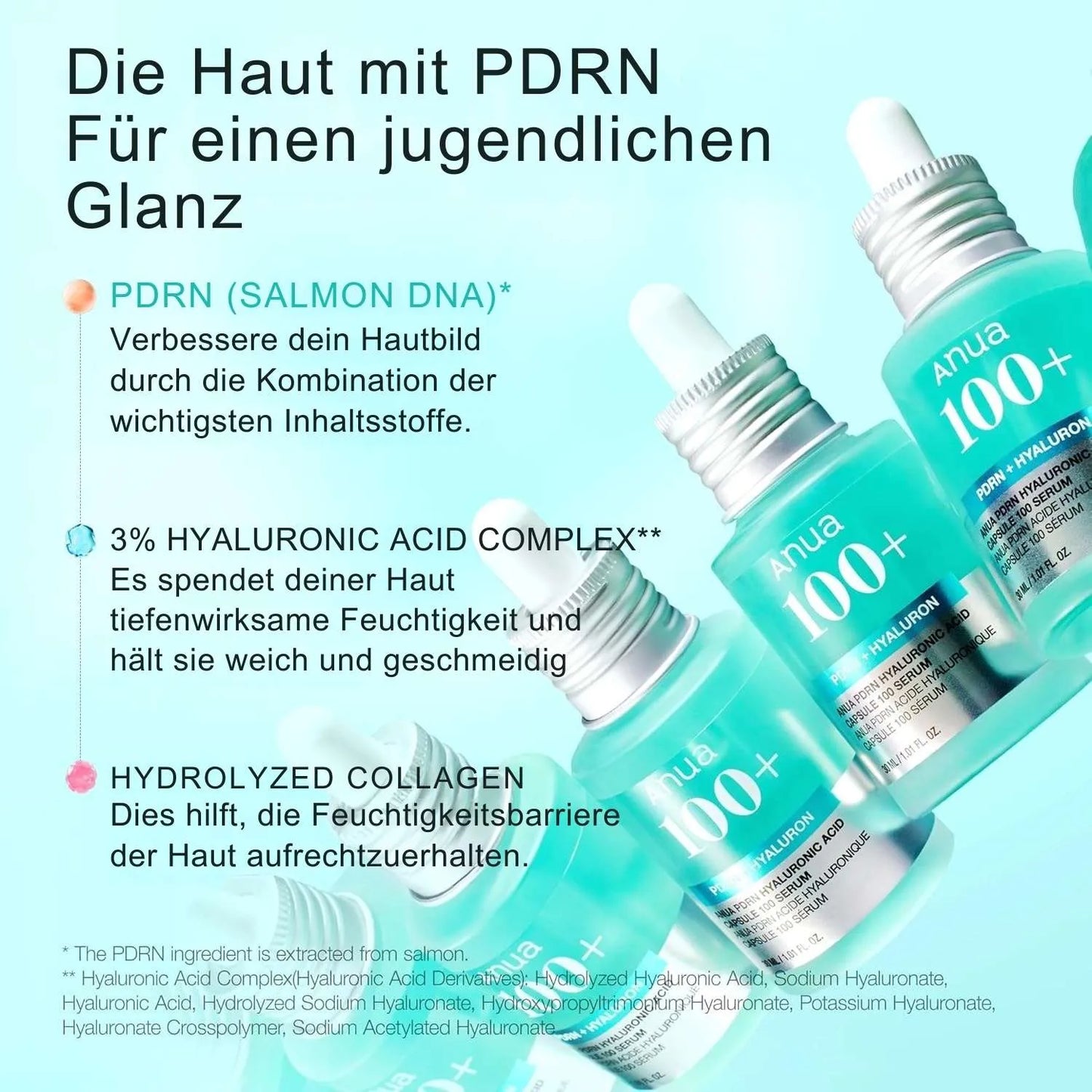 Anua PDRN Hyaluronic Acid Capsule 100 Serum 30ml