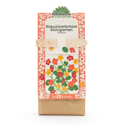 Anzuchtset – Minigarten BIO-Kapuzinerkresse