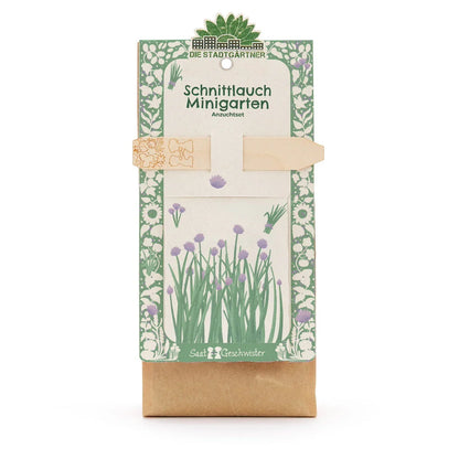 Anzuchtset – Minigarten BIO-Schnittlauch