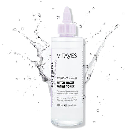 AHA/BHA Gesichtswasser – Porenverfeinernde Tiefenreinigung mit Glycolsäure & Hamamelis 150 ml