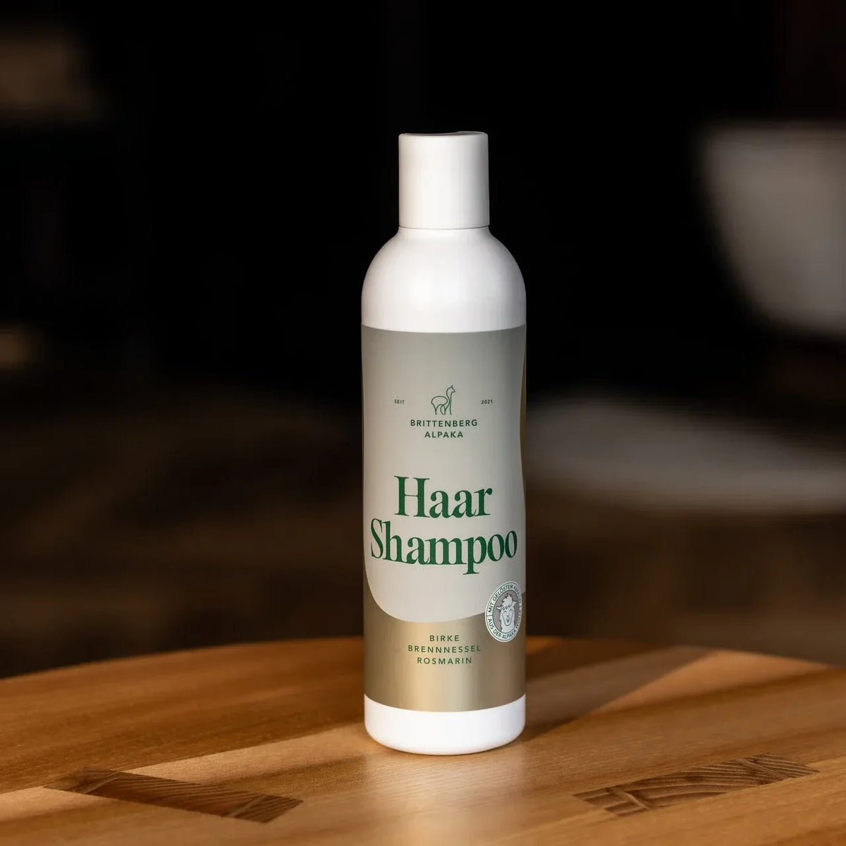 Brittenberg Alpaka - Haarshampoo - Birke - mit Keratin aus Alpakawolle