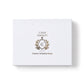 CASA AMALFI WHITE AND GOLD SINGLE GIFT SET