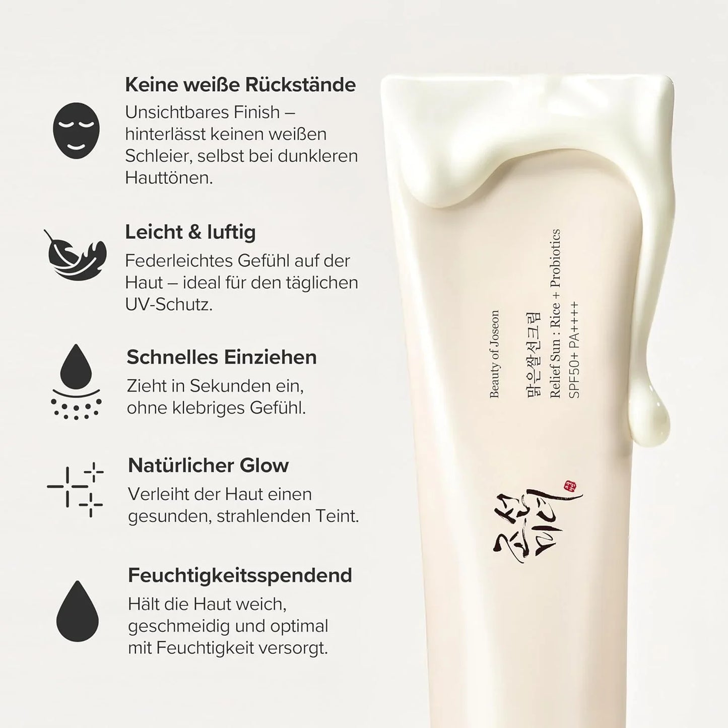 Beauty of Joseon Relief Sun Rice Probiotics SPF50+ 50 ml