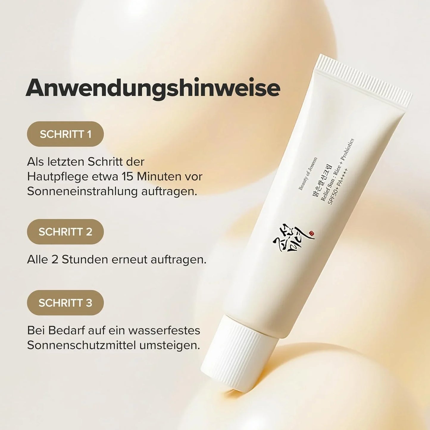 Beauty of Joseon Relief Sun Rice Probiotics SPF50+ 50 ml