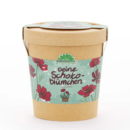 Schokoblumen aus dem Becher