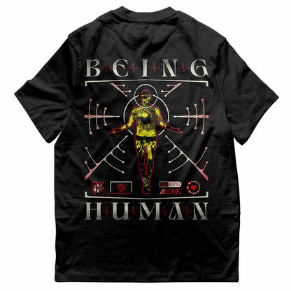 Being Human T-Shirt (unisex, schwarz)