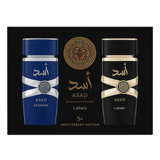 Lattafa Asad & Asad Zanzibar Anniversary Set 2x 100ml