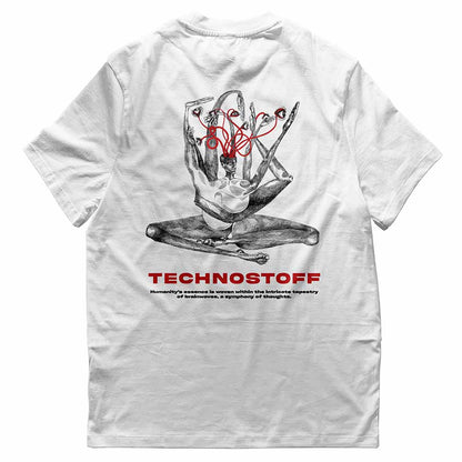 Brainwaves T-Shirt (unisex, weiß)